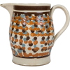 1820 English Mochaware Pottery Jug - Predmeti - 