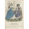 1838 1830s fashion plate - Ilustrationen - 