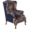 1870s english mahogony wing backchair - Meble - 