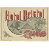 1890s hotel luggage tag - Illustrations - 