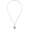 18KT ROSE GOLD HAPPY HEARTS TURQUOISE - Necklaces - $2,510.00 