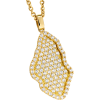 18-karat gold diamond necklace - Halsketten - 