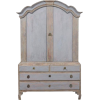 18th Century Swedish Linen cabinet - 室内 - 