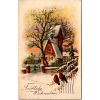 1900s German Christmas postcard - Illustraciones - 