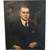 1910s British man portrait painting - People - 