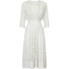 1910s UK White Cotton Whitework Dress - ワンピース・ドレス - 