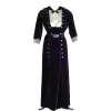 1912 Evening Gown Velvet - Haljine - 