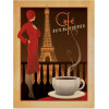 1920s French cafe poster - Ilustracije - 