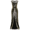 1920s Long Flapper Gown Party - Dresses - $50.99 