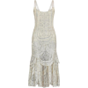 1920s Silver Cobweb Lame Flapper dress - Платья - 