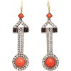 1920s art deco earrings - Aretes - 