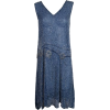 1920s blue lightweight cotton dress - Obleke - 
