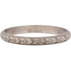 1920s silver wedding ring - Pierścionki - 