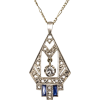 1925 French art deco necklace - Naszyjniki - 