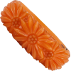 1930s bakelite orange snap bracelet - Pulseras - 