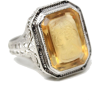 1930s citrine ring - Obroči - 