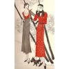 1930s fashion illustration - Ilustracije - 