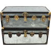 1930s zinc steamer trunks Mossman - Pohištvo - 