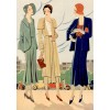 1931 fashion plate illustration - Ilustracje - 