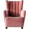 1940s Danish Channel Back Lounge Chair - Namještaj - 