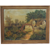 1940s French cottage painting - Przedmioty - 