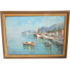 1940s Seascape Oil on Canvas - Illustrazioni - 