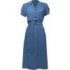 1940s Shirt Dress - Obleke - 