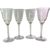 1940s Sweet Wine Cut Crystal Glasses - Przedmioty - 