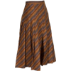 1940s Tweed Pleated Skirt - Saias - 