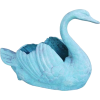 1940s blue Swan Planter - Предметы - 