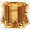 1940s citrine ring - Rings - 