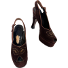 1940s marguise platform heels - Klasični čevlji - 