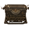 1940s olivetti typewriter - Objectos - 