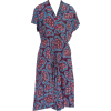 1940s rayon printed dress - Haljine - 