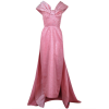 1950's Silk-Brocade Gown - 连衣裙 - 