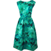 1950s Green Botanical dress - Haljine - 