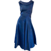 1950s Navy Midnight Blue dress - Haljine - 