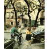 1950s Parisian colour photo - People - 