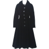 1950s black velvet coat - Jakne in plašči - 