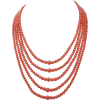 1950s coral necklace - ネックレス - 