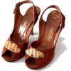 1950s vintage D'Antonio sling back heels - Sandálias - 