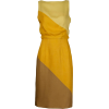 1960s Estevez yellow linen sheath dress - Платья - 