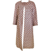 1960s Multi Color Checkered Print Coat - Jacket - coats - 