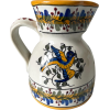 1960s Portuguese Floral Pitcher Vase - Items - 