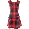 1960s Tartan Plaid Mod dress - Obleke - 