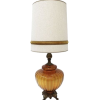 1960s amber table lamp - Oświetlenie - 