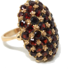 1960s garnet cluster ring - Rings - 