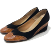 1960s tan and black Oxford wedges Adorés - Sapatos clássicos - 