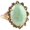 1970s gold jade ring - Anillos - 