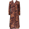 1970s printed coat - アウター - 